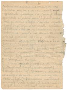 Brief IX, vom 9. Oktober 1943, Seite 6. © Archiv des Museums Auschwitz.