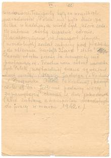 Letter IX, of 9 October 1943, page 7. © Auschwitz Museum Archive.