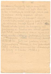 Brief IX, vom 9. Oktober 1943, Seite 7. © Archiv des Museums Auschwitz.