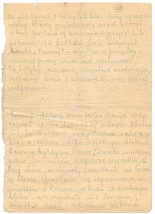 Letter IX, of 9 October 1943, page 5. © Auschwitz Museum Archive.